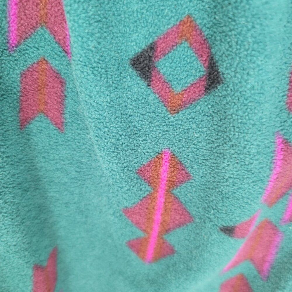 Eddie Bauer 1/4 zip Aztec pri t fleece top - Picture 7 of 7